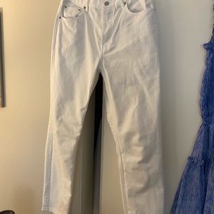 OWO Everlane 90s cheeky white jeans size 28